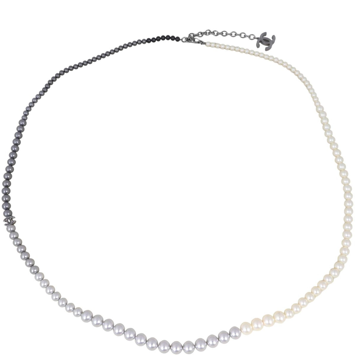 Chanel CC Pearl Long Necklace | Resin