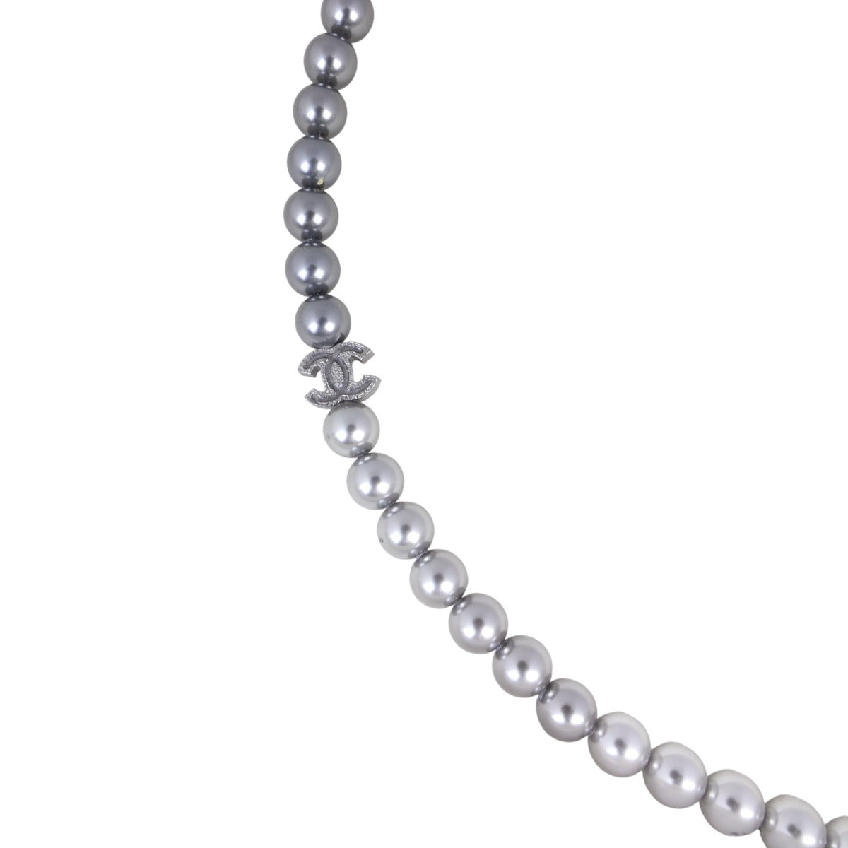 Chanel CC Pearl Long Necklace | Resin