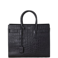 Saint Laurent Sac de Jour Small Croc-Embossed