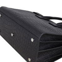 Saint Laurent Sac de Jour Small Croc-Embossed