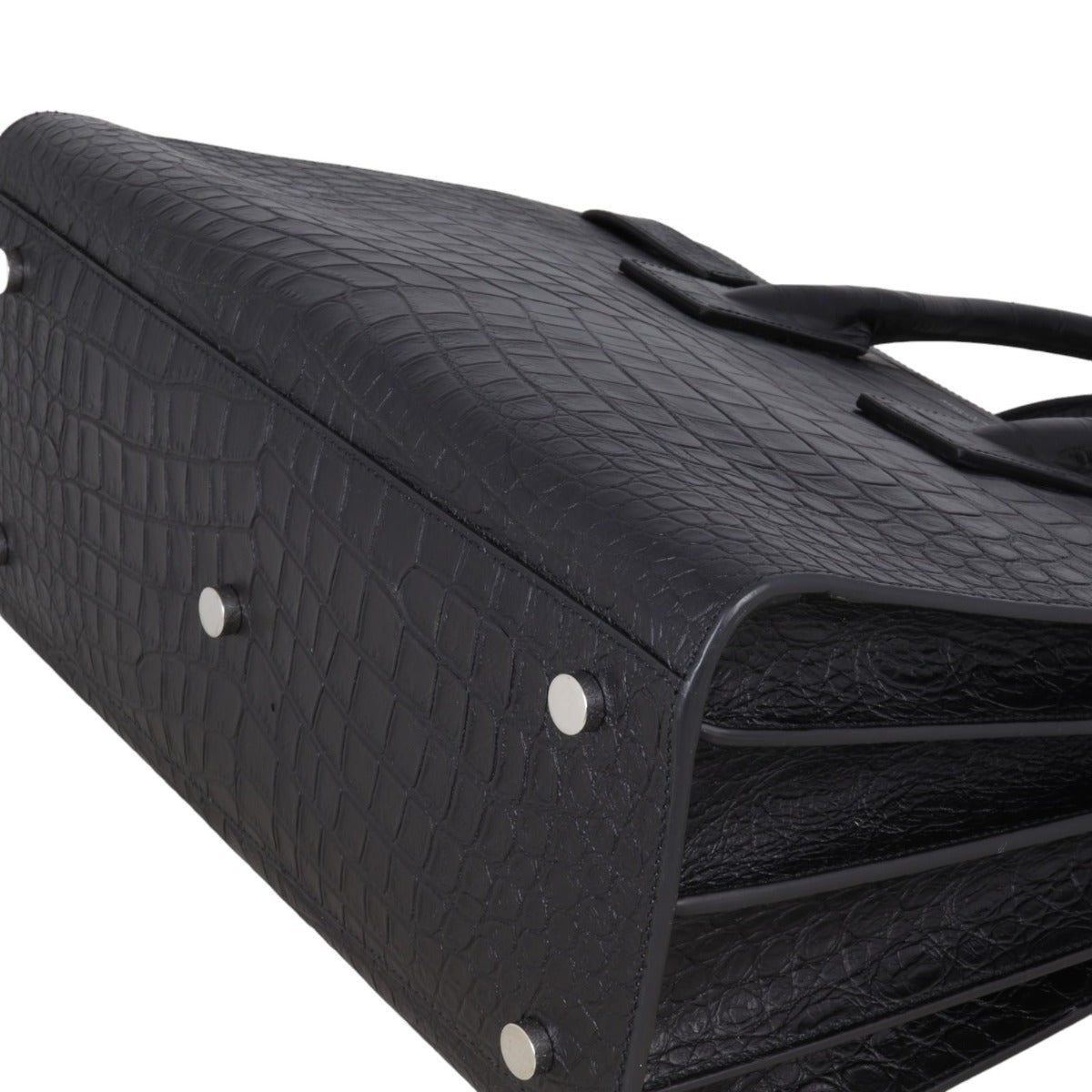 Saint Laurent Sac de Jour Small Croc-Embossed