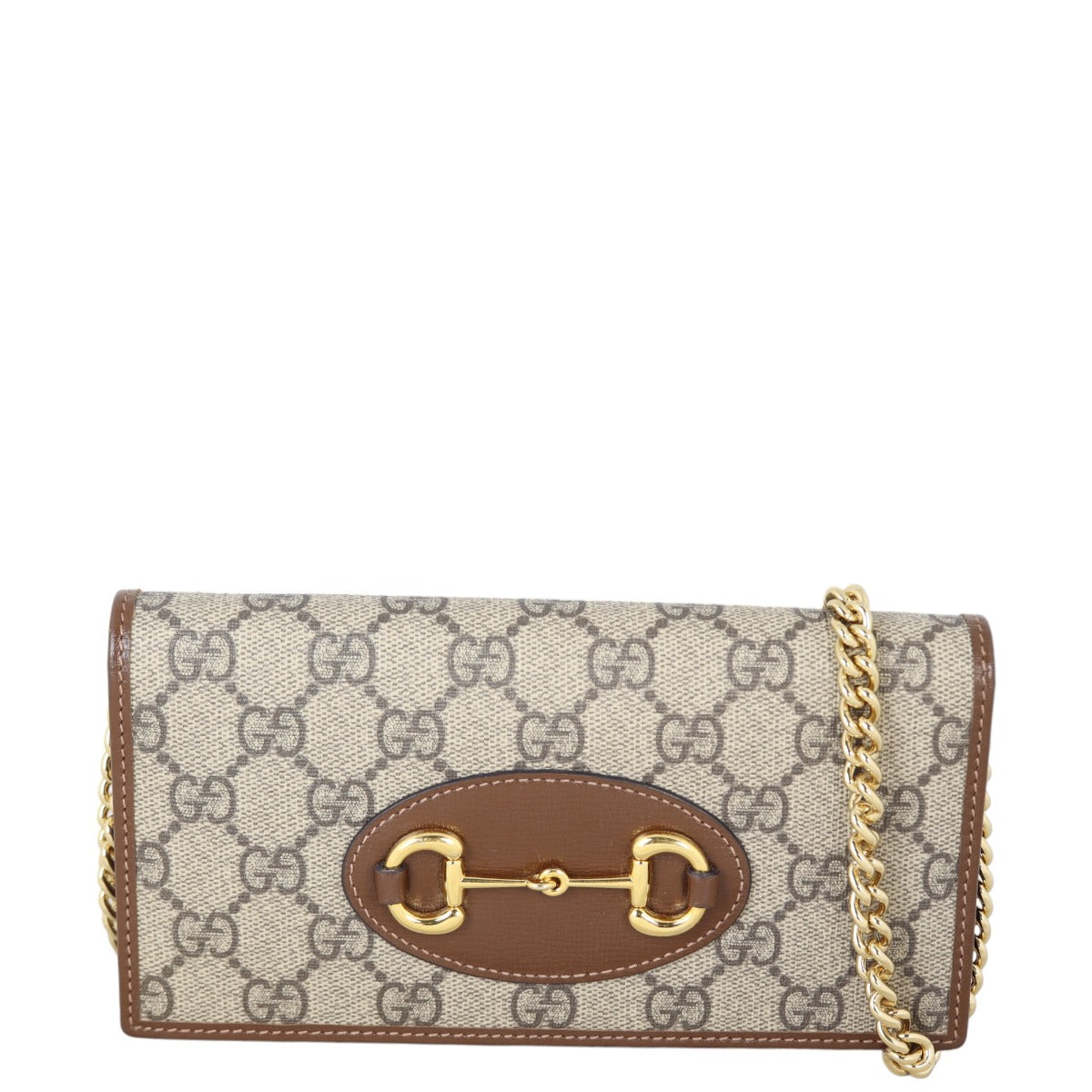 Gucci GG Supreme Horsebit 1955 Chain Wallet