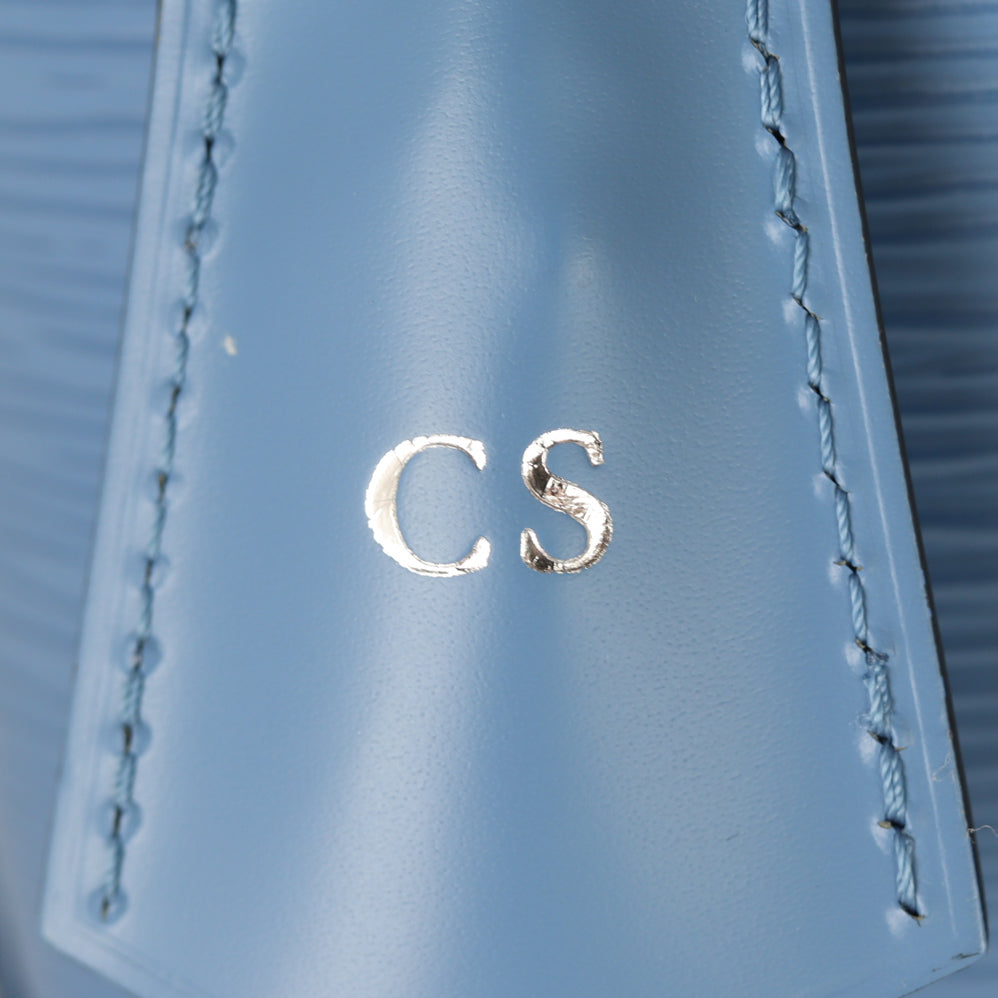 Louis Vuitton Alma BB Epi with Embroidered Strap | Bleuet