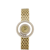 Chopard Happy Diamonds 18k Yellow Gold Watch