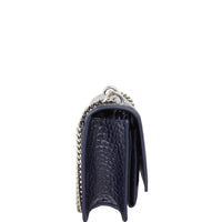 Saint Laurent Sunset Mini Croc-Embossed