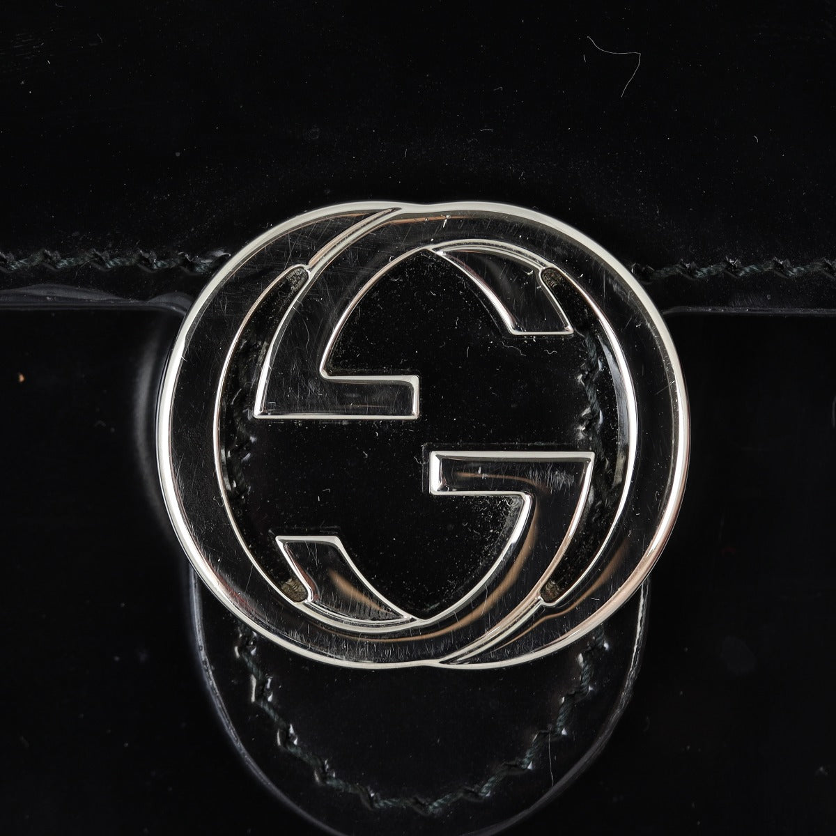 Gucci Icon Wallet on Strap Patent