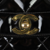 Chanel Quilted Diana Patent Flap Bag Hardware