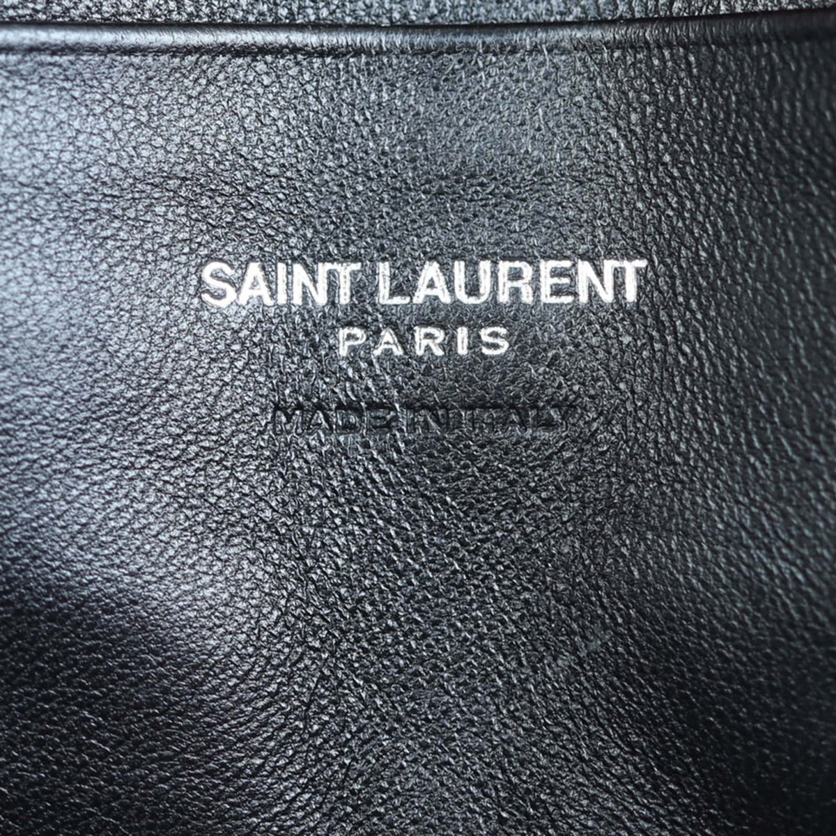 Saint Laurent Lou Mini Camera Bag Interior stamp