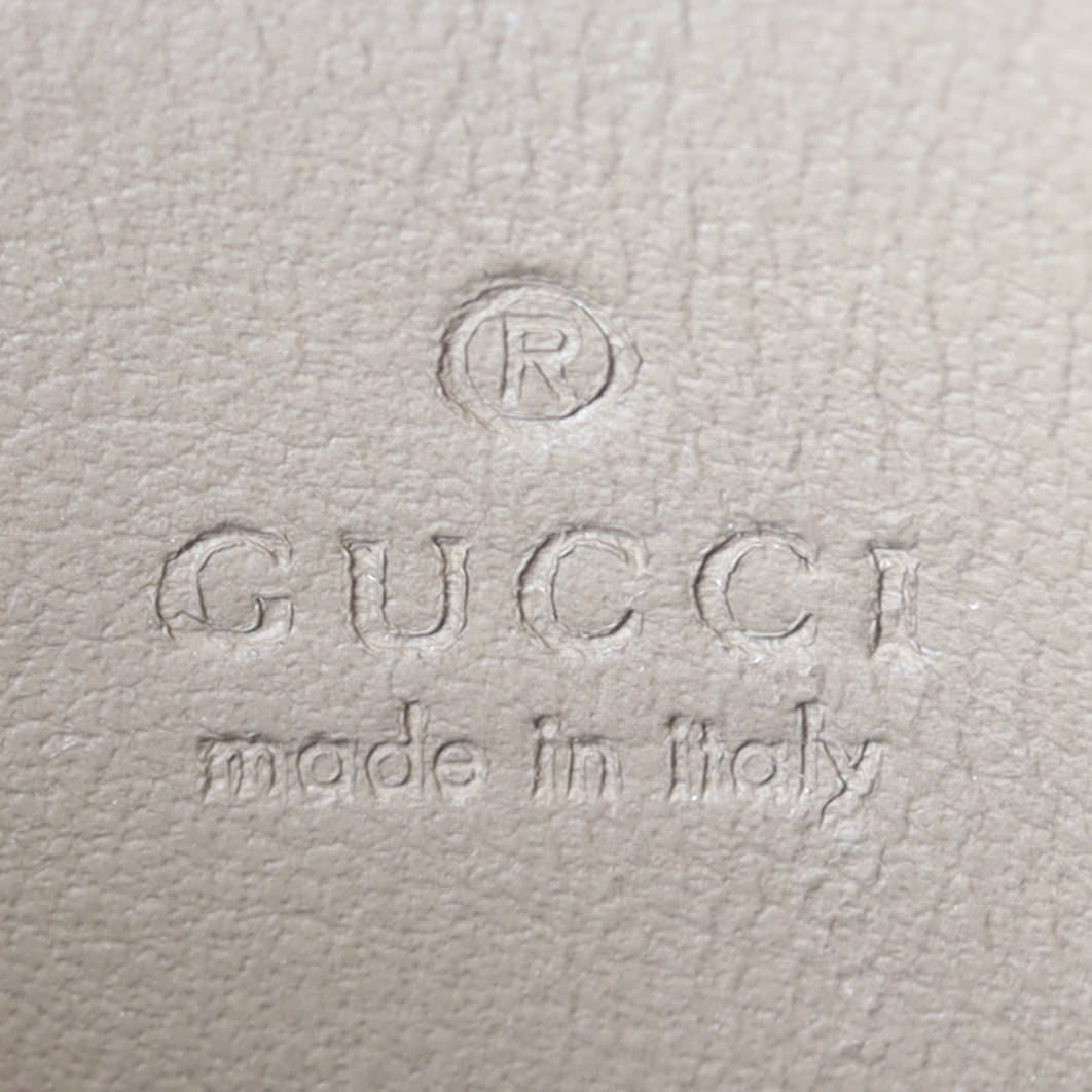 Gucci Dionysus GG Supreme Chain Wallet Interior Stamp