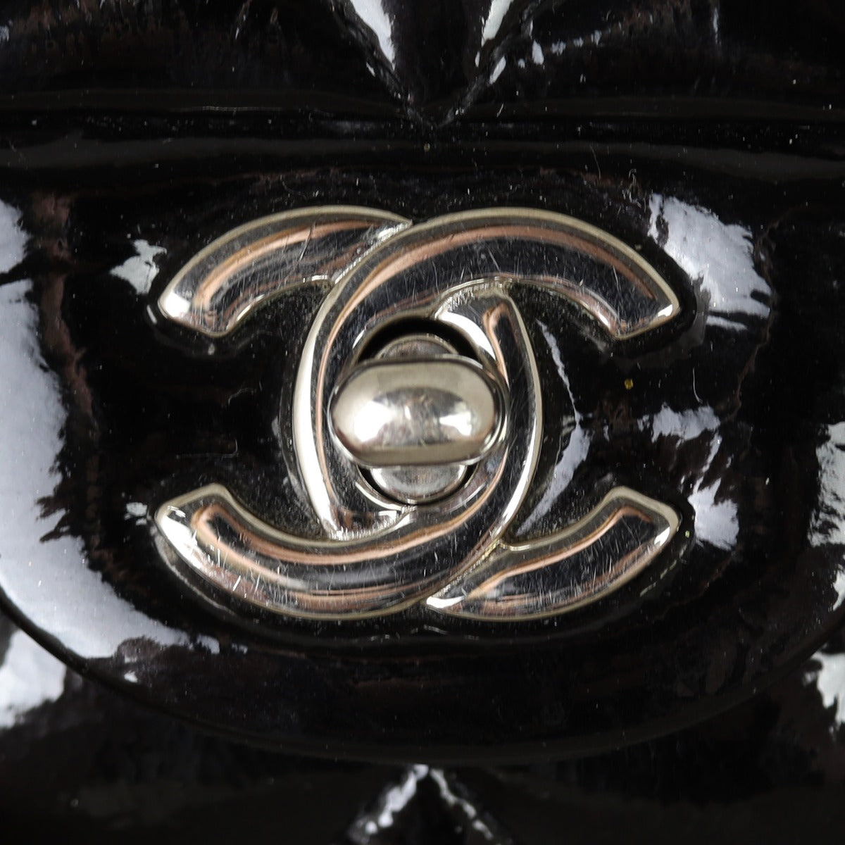 Chanel Classic Double Flap Medium Patent Hardware