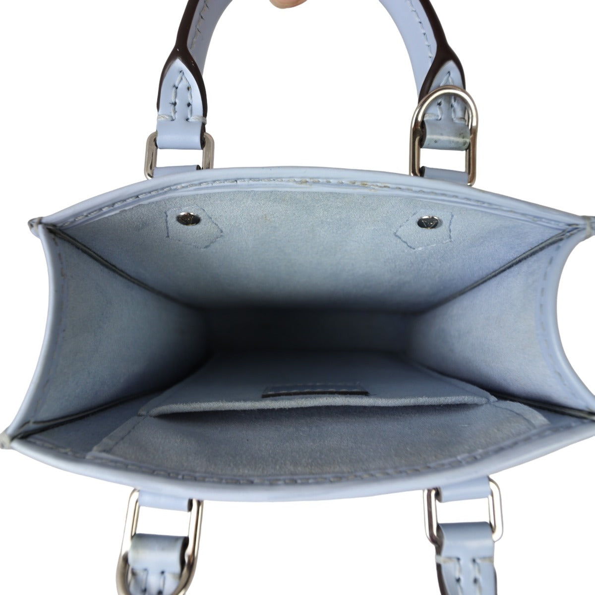 Louis Vuitton Petit Sac Plat Epi with Embroidered Strap