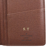 Louis Vuitton Brazza Wallet Monogram Stamp