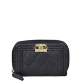 Chanel Boy Zipped Coin Purse