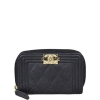 Chanel Boy Zipped Coin Purse