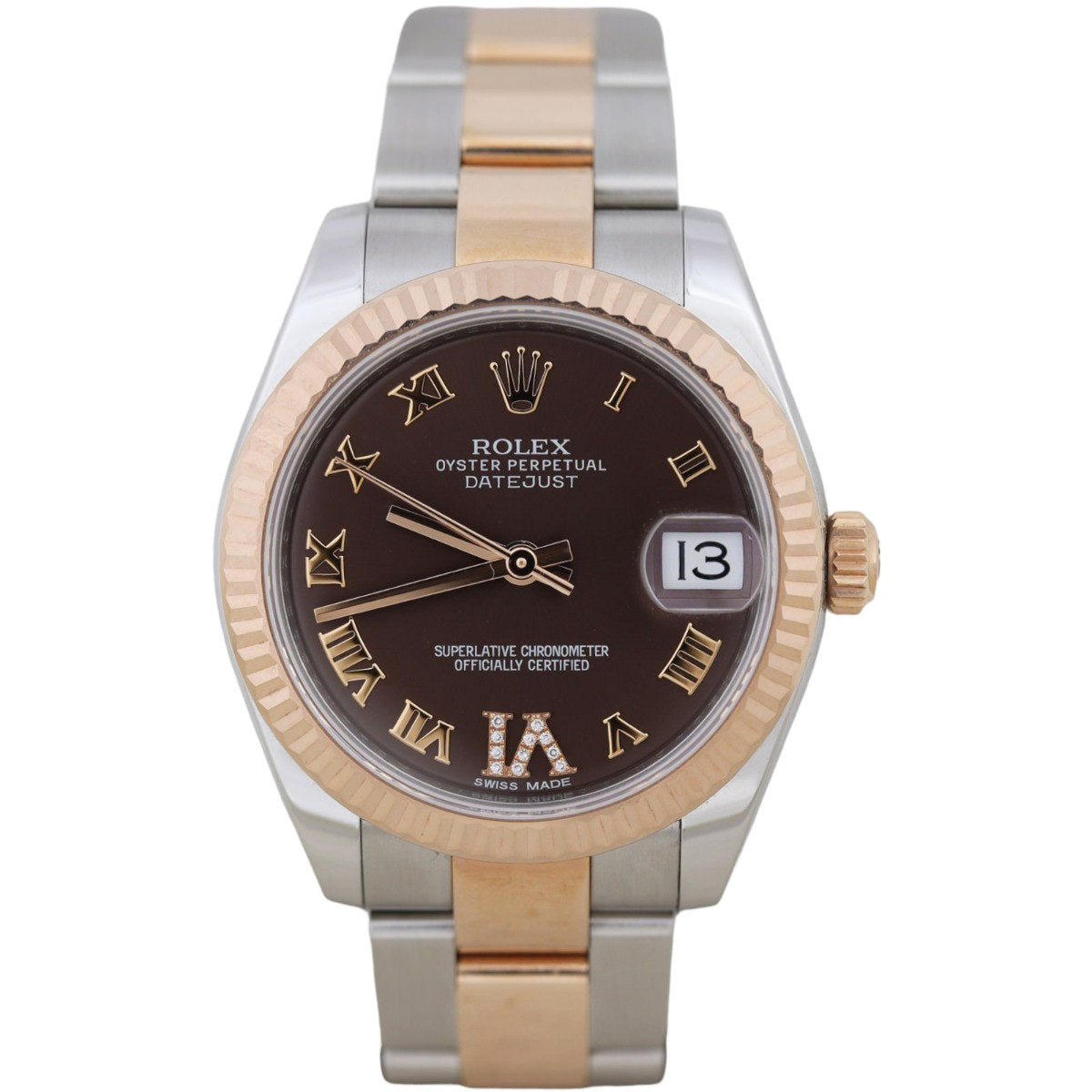 Rolex Oyster Perpetual Datejust Diamond 31mm Watch