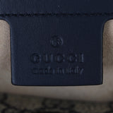 Gucci GG Supreme Foldover Tote Interior Stamp