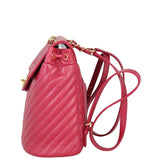 Chanel Urban Spirit Backpack Small Chevron | Raspberry Red