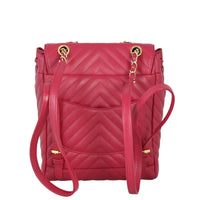 Chanel Urban Spirit Backpack Small Chevron | Raspberry Red