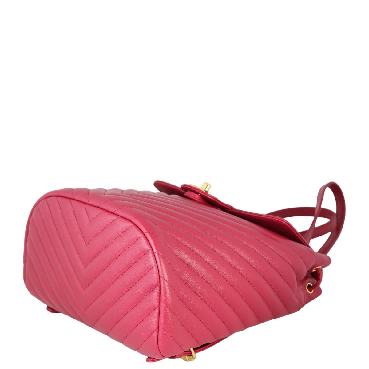 Chanel Urban Spirit Backpack Small Chevron | Raspberry Red