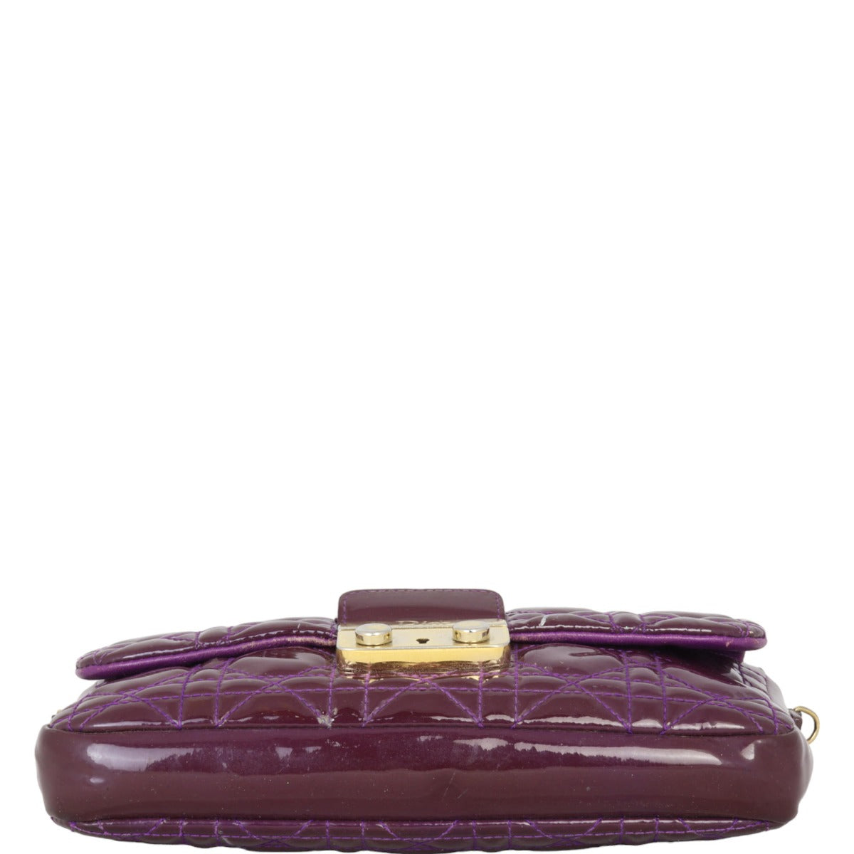 Dior Cannage New Lock Patent Pouch