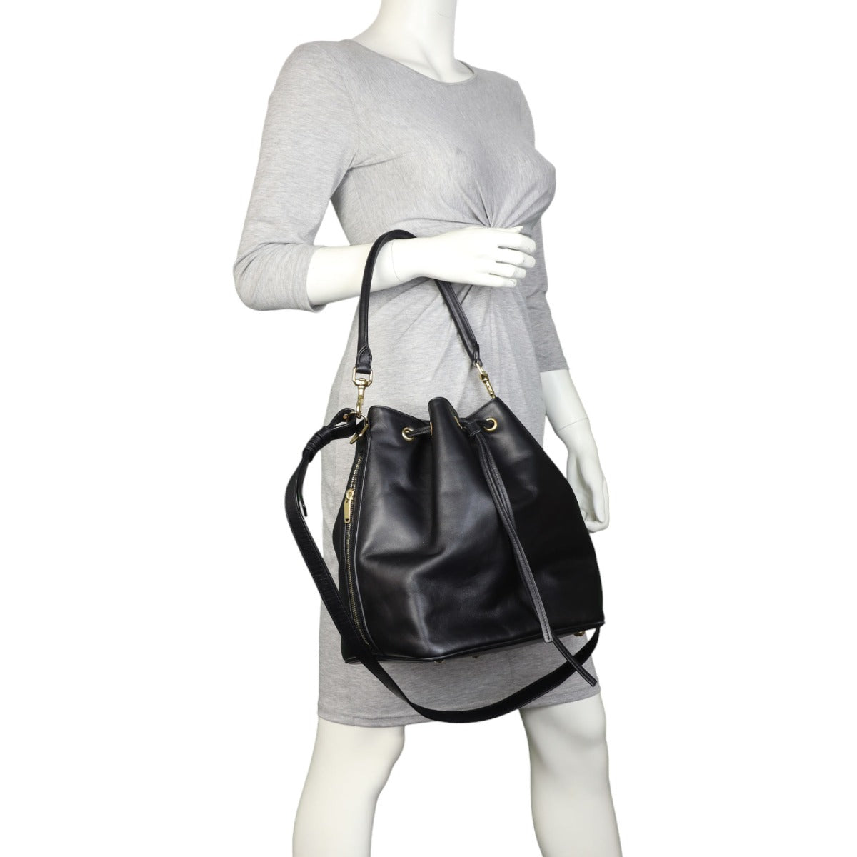 Saint Laurent Emmanuelle Bucket Bag Large