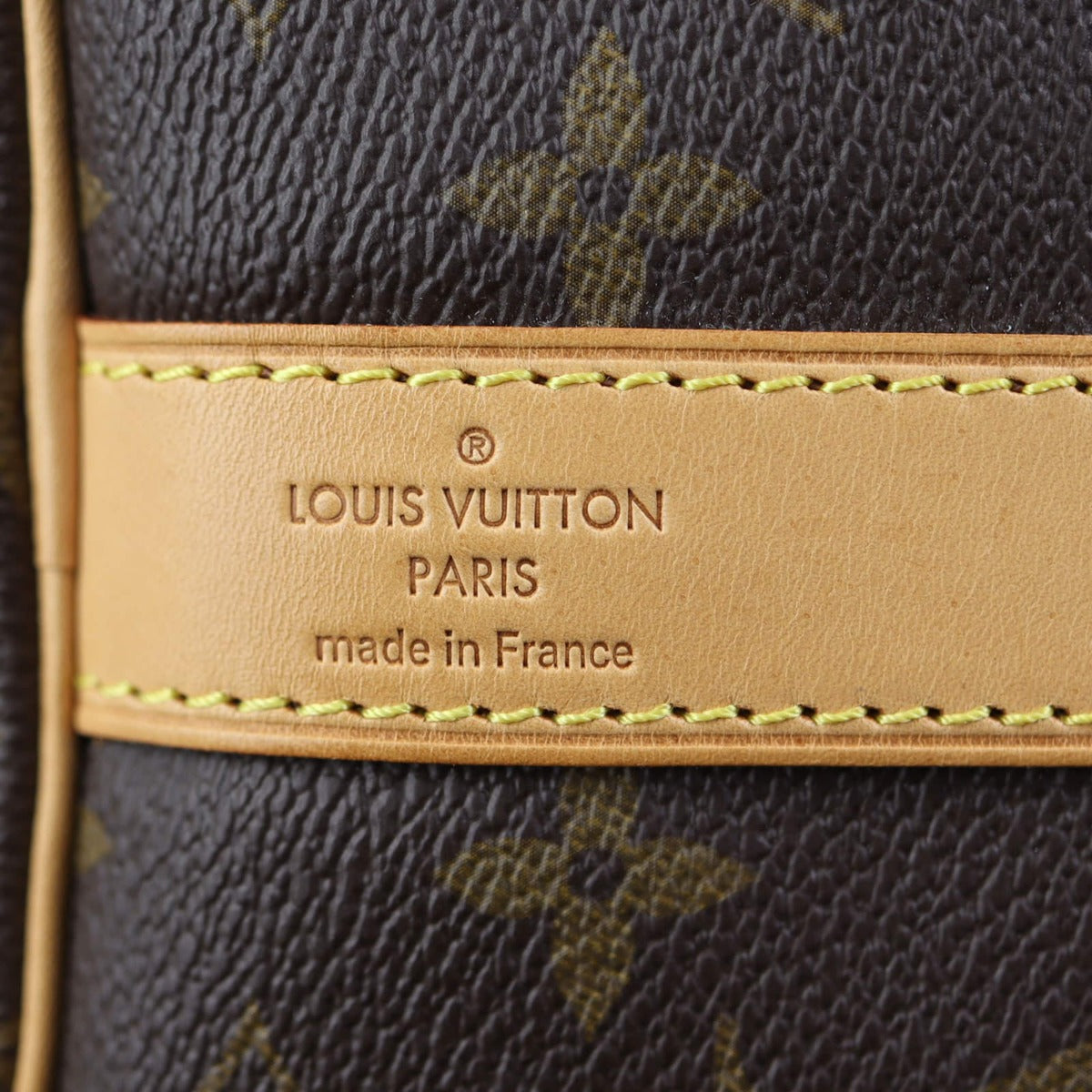 Louis Vuitton Keepall 45 Bandouliere Monogram Interior Stamp