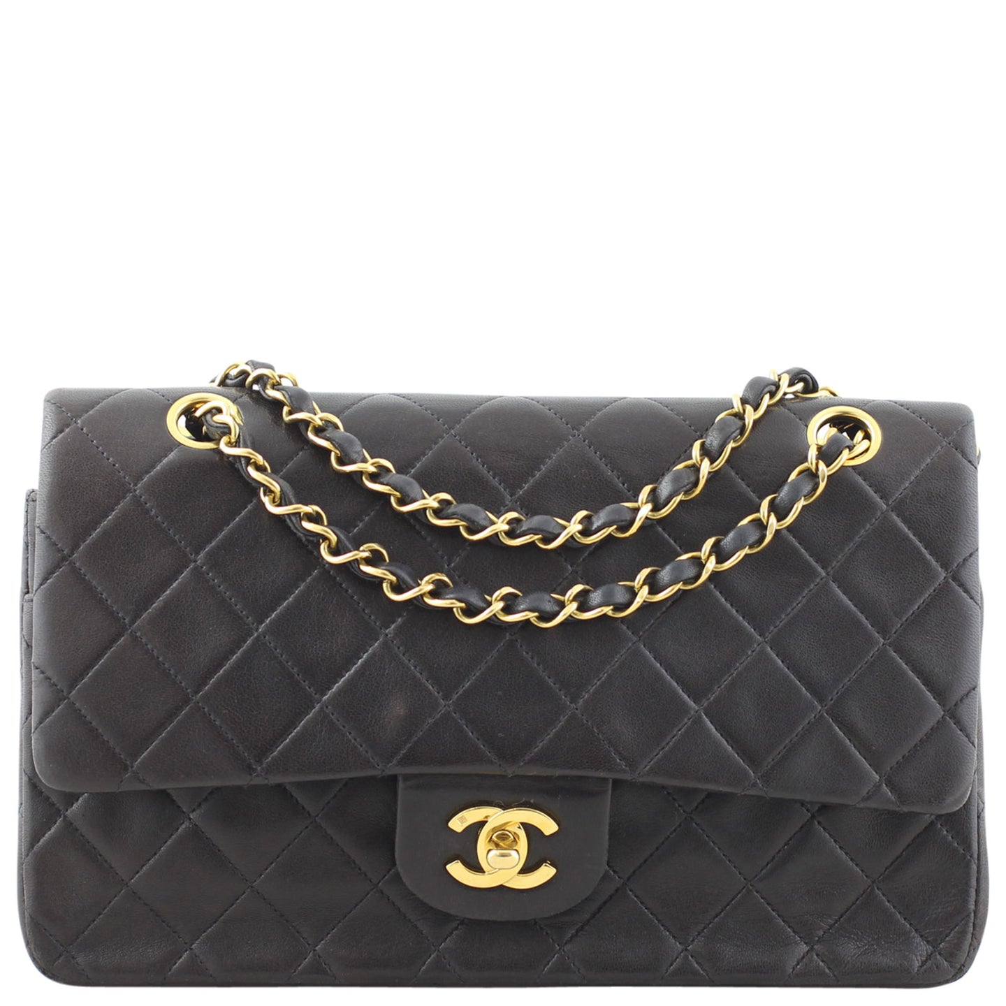 Chanel Classic Double Flap Vintage Medium Front