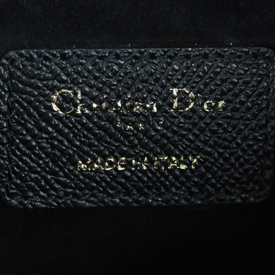 Dior Saddle Bag Mini with Strap Interior Stamp