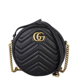 Gucci GG Marmont Round Chain Shoulder Bag