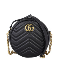 Gucci GG Marmont Round Chain Shoulder Bag