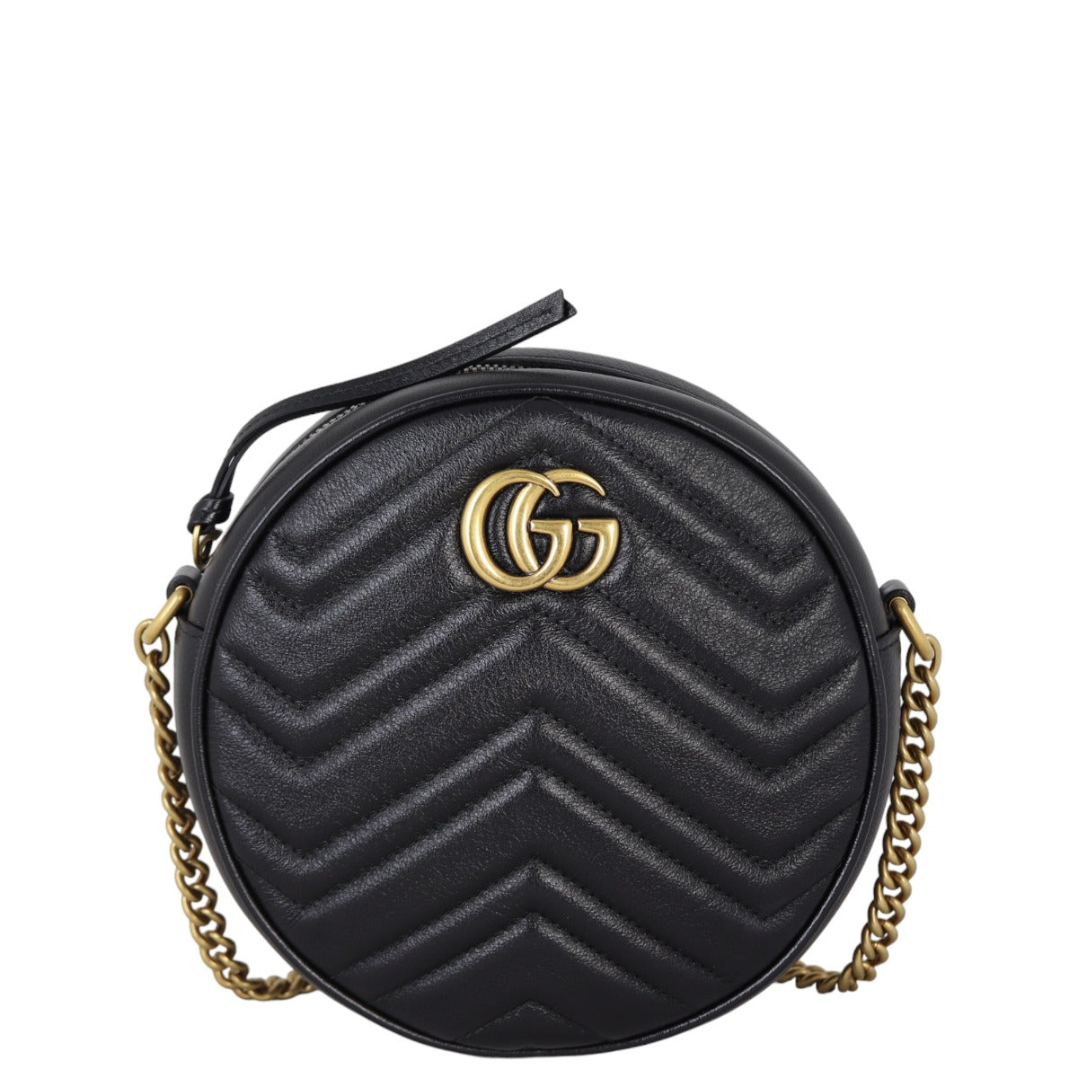 Gucci GG Marmont Round Chain Shoulder Bag