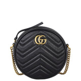 Gucci GG Marmont Round Chain Shoulder Bag