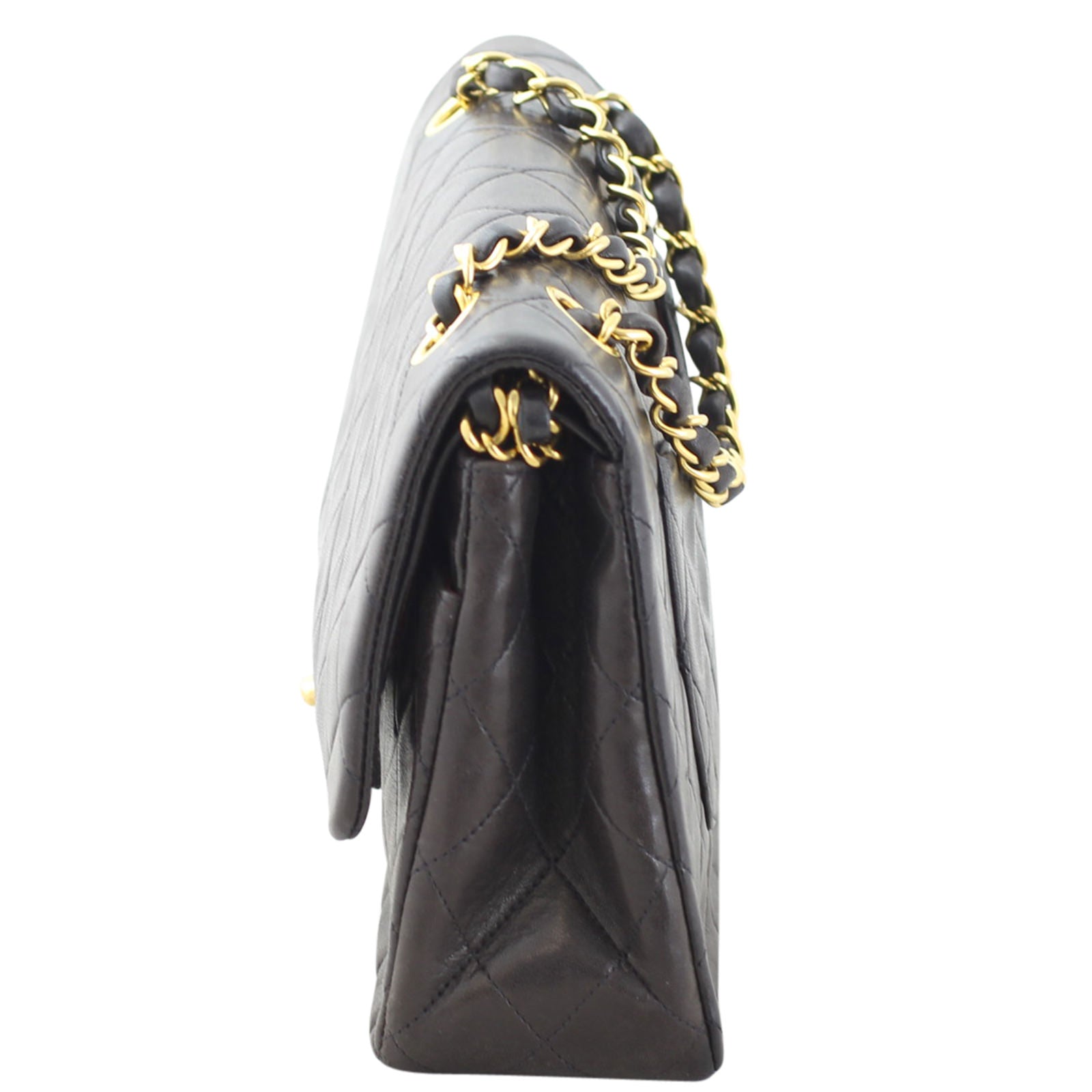 Chanel Classic Double Flap Vintage Medium Left