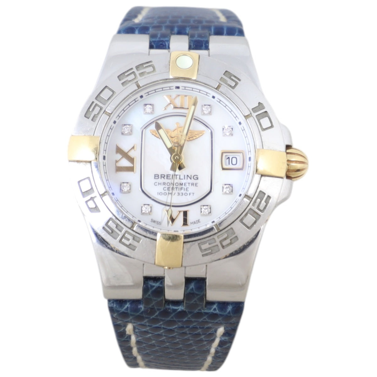 Breitling Galactic 30mm Diamond Watch