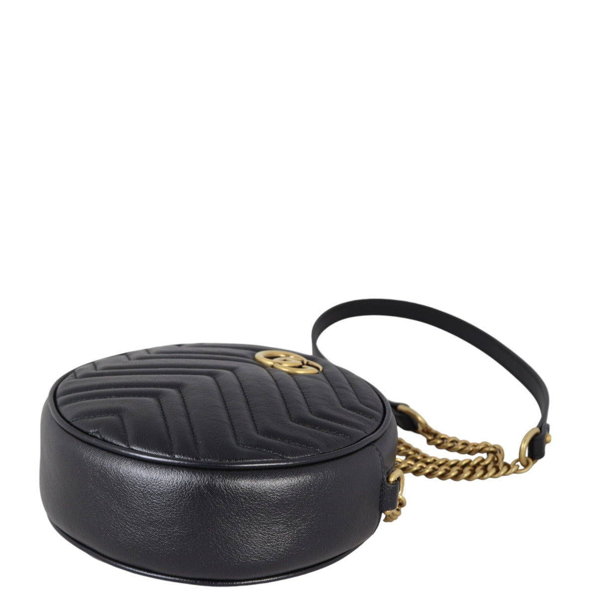 Gucci GG Marmont Round Chain Shoulder Bag
