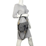 Dior Saddle Bag with Embroidered Strap