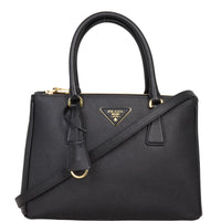 Prada Saffiano Lux Galleria Double Zip Tote Small