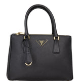 Prada Saffiano Lux Galleria Double Zip Tote Small