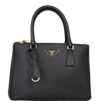Prada Saffiano Lux Galleria Double Zip Tote Small