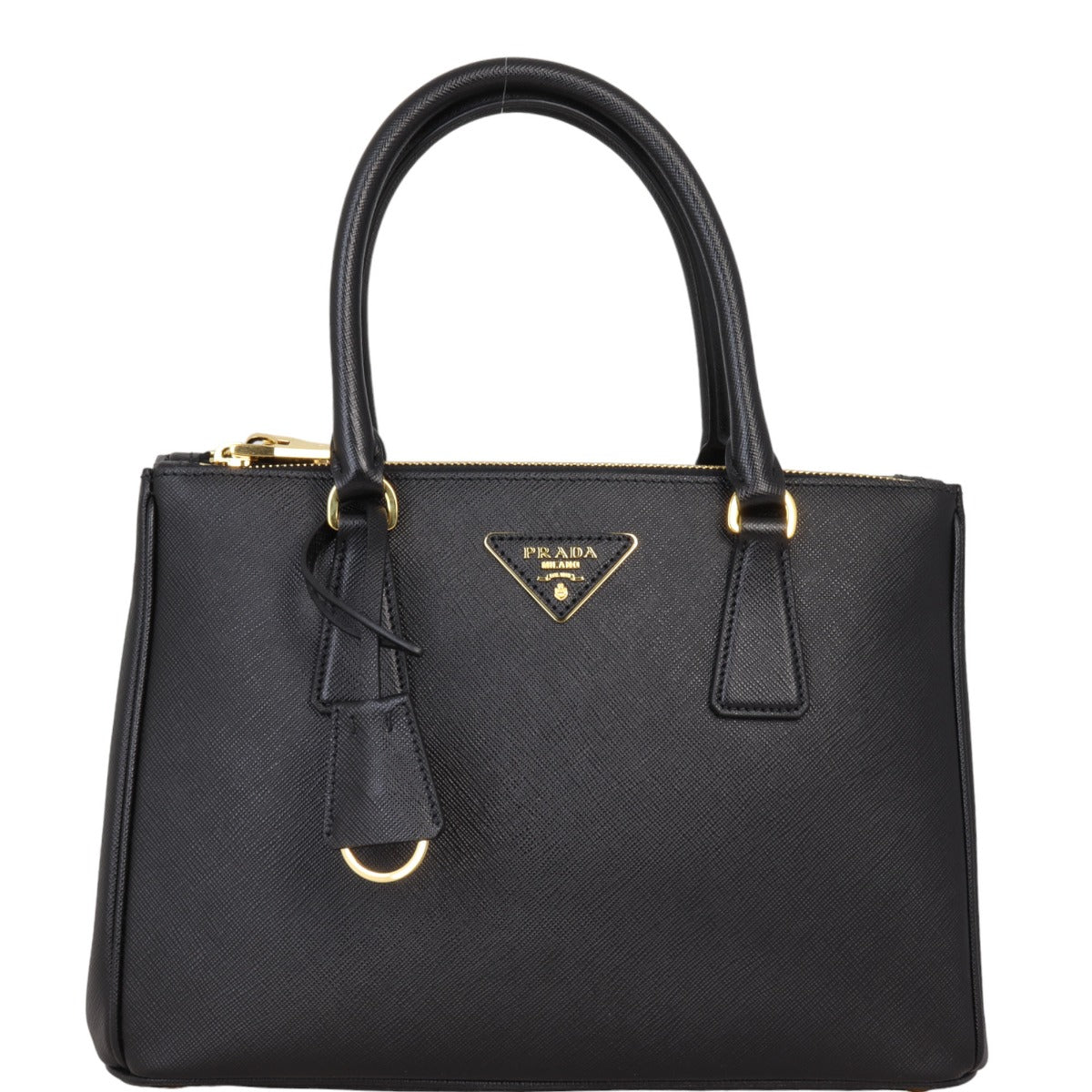 Prada Saffiano Lux Galleria Double Zip Tote Small