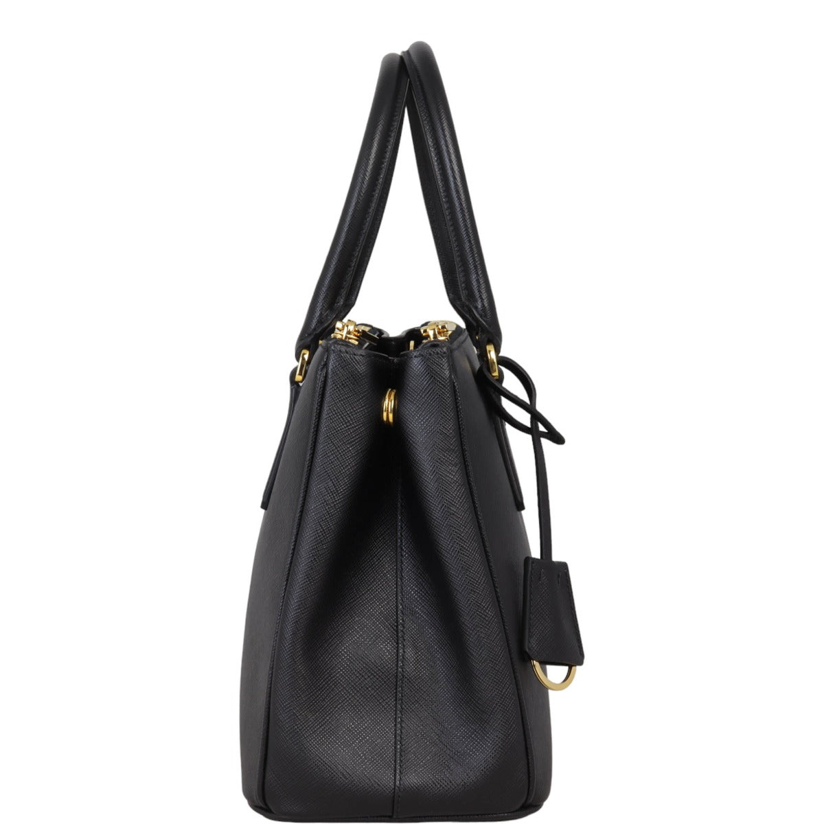 Prada Saffiano Lux Galleria Double Zip Tote Small