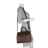 Louis Vuitton Speedy 25 Bandouliere Damier Ebene