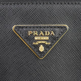 Prada Saffiano Lux Galleria Double Zip Tote Small Hardware