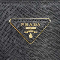 Prada Saffiano Lux Galleria Double Zip Tote Small Hardware