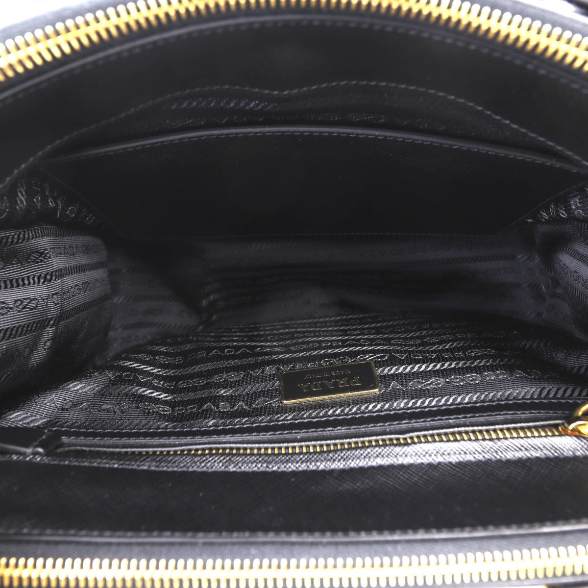 Prada Saffiano Lux Galleria Double Zip Tote Small