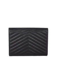 Saint Laurent Cassandre Flap Wristlet Pouch
