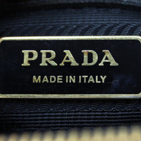 Prada Saffiano Lux Galleria Double Zip Tote Small Interior Stamp