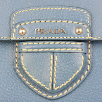 Prada Verde Cinghiale Flap Messenger Bag Hardware