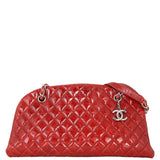 Chanel Just Mademoiselle Bowler Bag Medium | Red