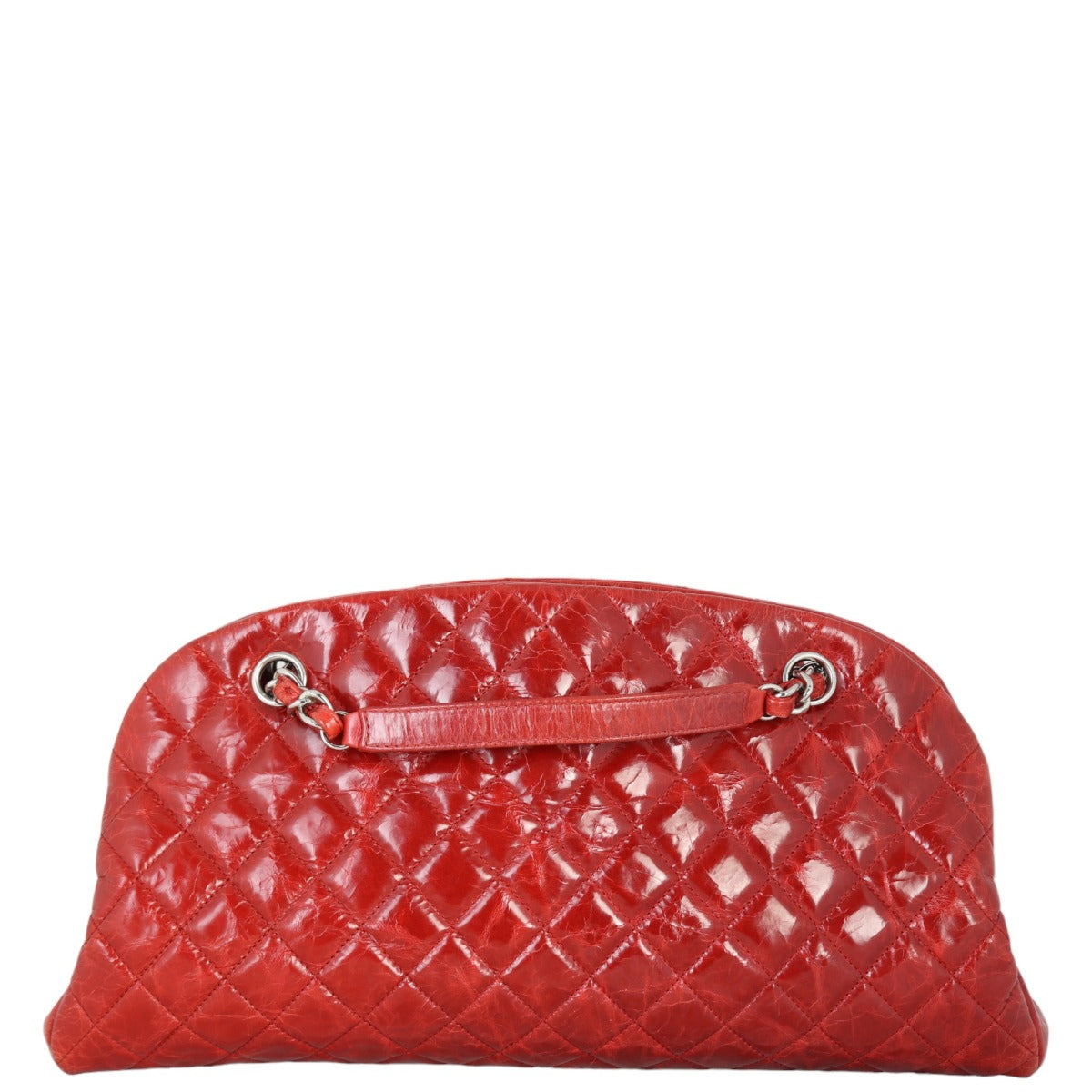 Chanel Just Mademoiselle Bowler Bag Medium | Red